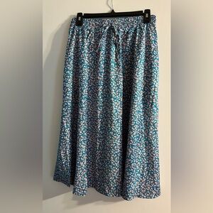 Skirt in Teal and Pink